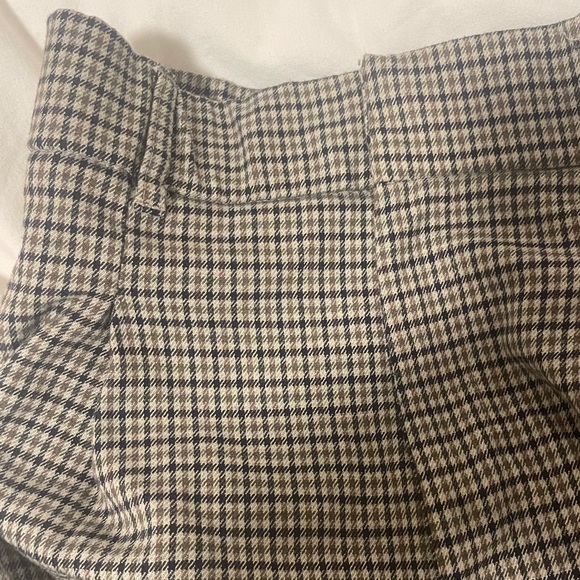 Pleated plaid Zara trousers - Picture 3 of 4